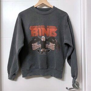 Anine Bing Vintage Eagle Graphic Sweatshirt XS